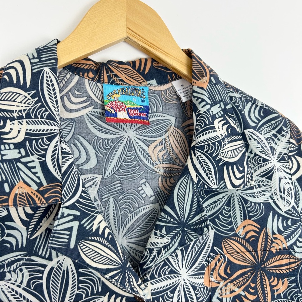 Reyn Spooner Joe Kealuha Vintage Hawaiian Print Floral Button Down Womens Size S - Picture 2 of 5